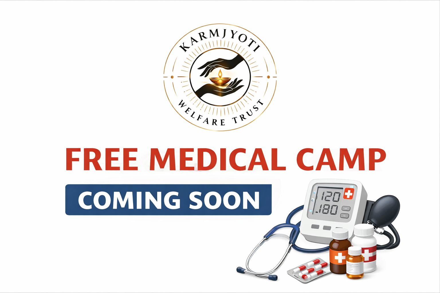 Karmjyoti Welfare Trust to Organize Free Medical Camp for Rural Community